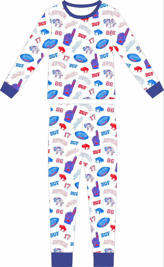 Let's Go Bamboo Toddler 2PC Set | Buffalo Bills