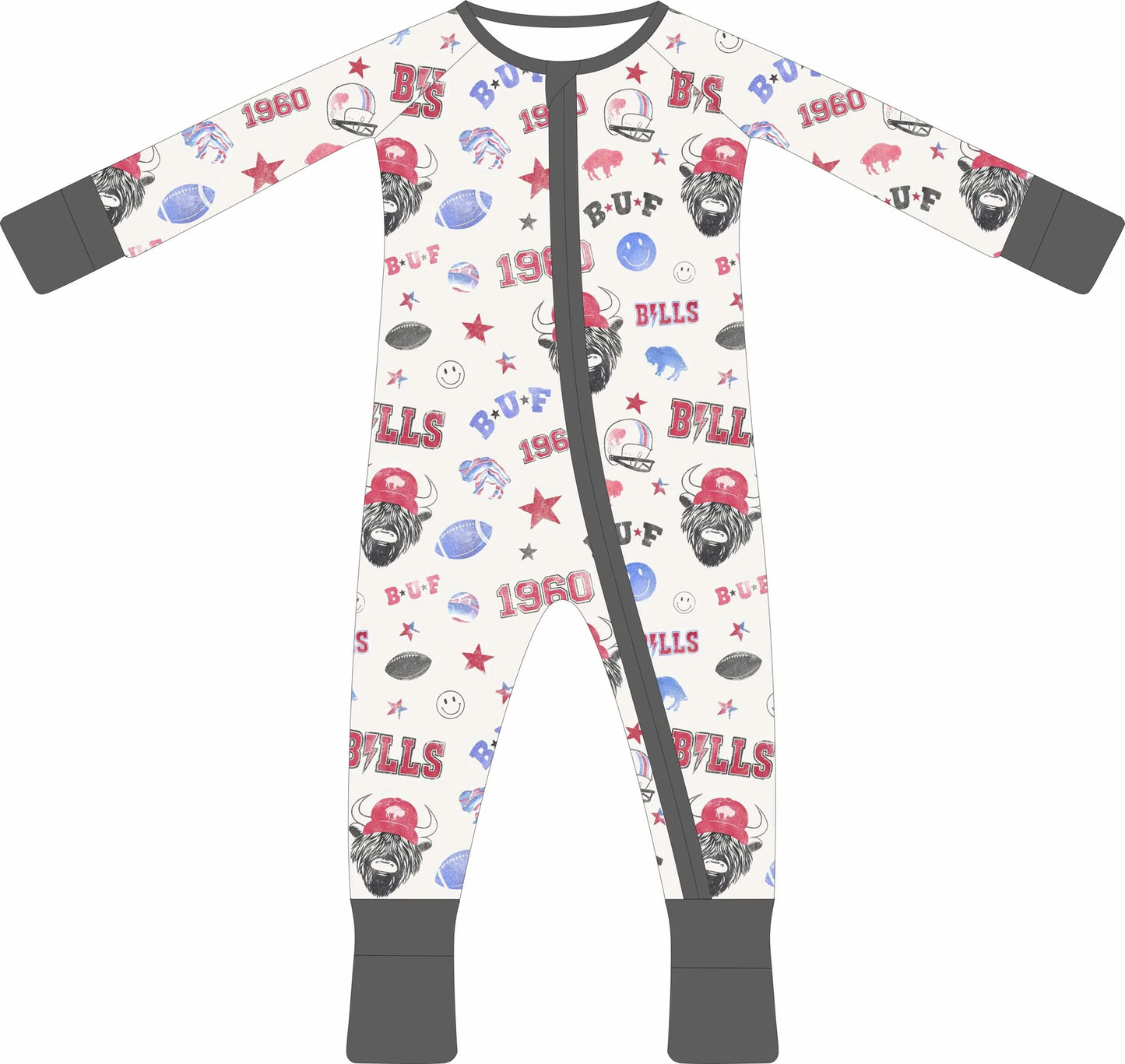 Vintage Buffalo Bamboo Infant Zippy