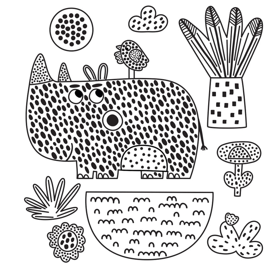 Zoo Animals | Paint Magic With Water