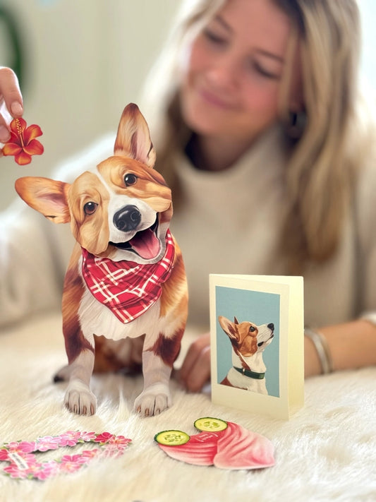Corgi | Pop-Up Greeting Card
