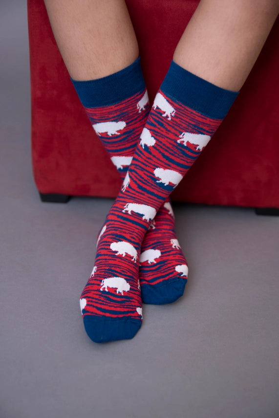 Zebra Socks | Buffalo Bills