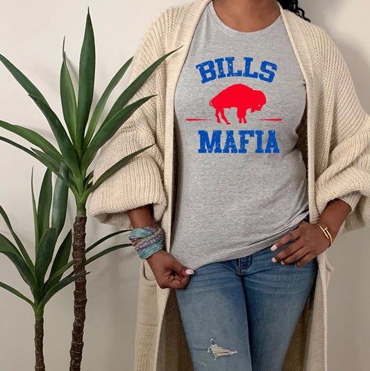Distressed Bills Mafia T-Shirt | Buffalo Bills