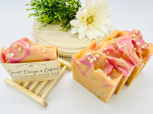 Sweet Orange & Oatmeal | Vegan Cold Process Soap Bar