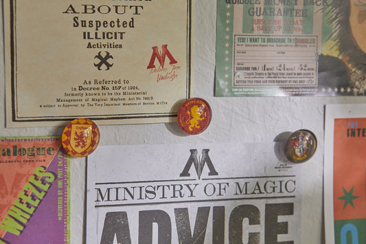 Gryffindor Glass Magnets | Harry Potter