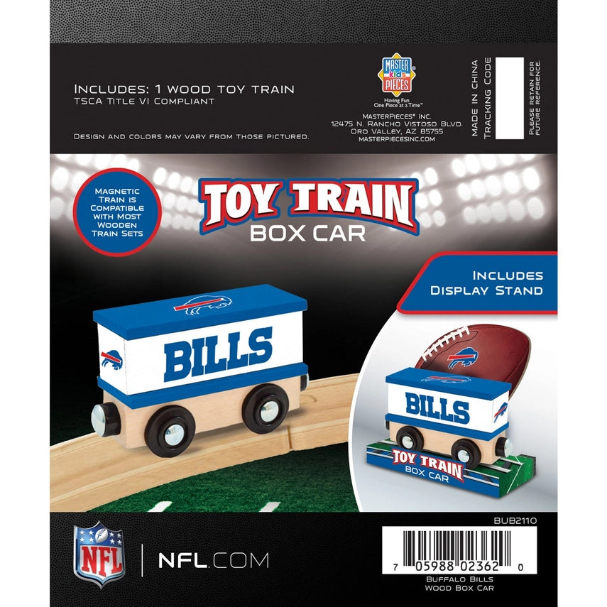 Wooden Train Box Car | Buffalo Bills