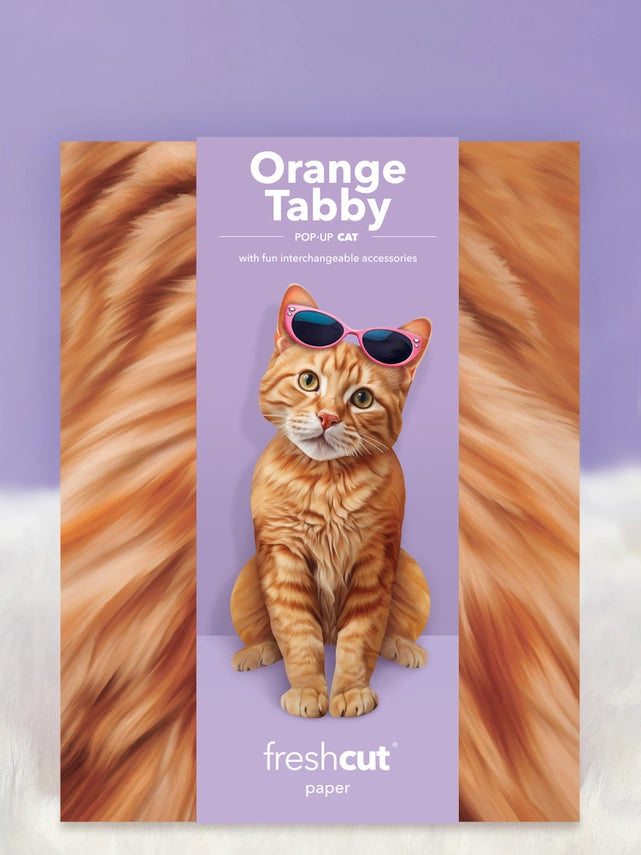 Orange Tabby | Pop-Up Greeting Card