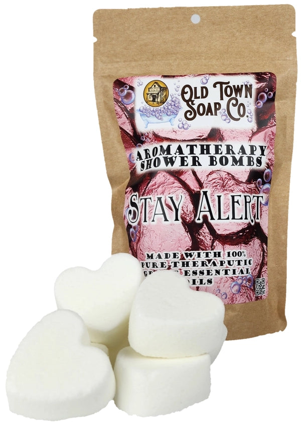 "Stay Alert" Aromatherapy Shower Bombs 8PK