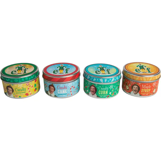 Elf: Scented Tin Candle - Set Of 4