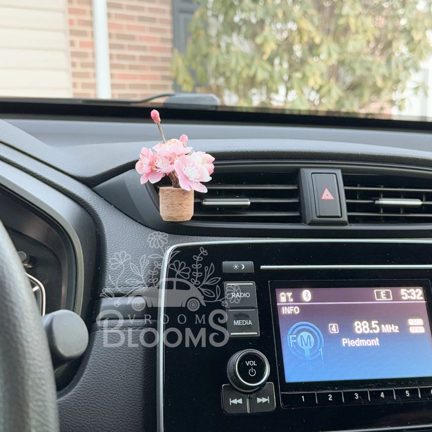 Pink Flowers | Car Diffuser Vent Clip (NEW ARRIVAL)