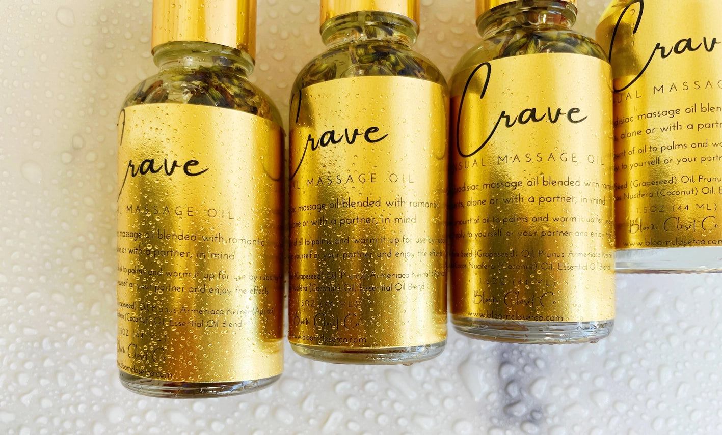 "Crave" Aphrodisiac Sensual Massage Oil