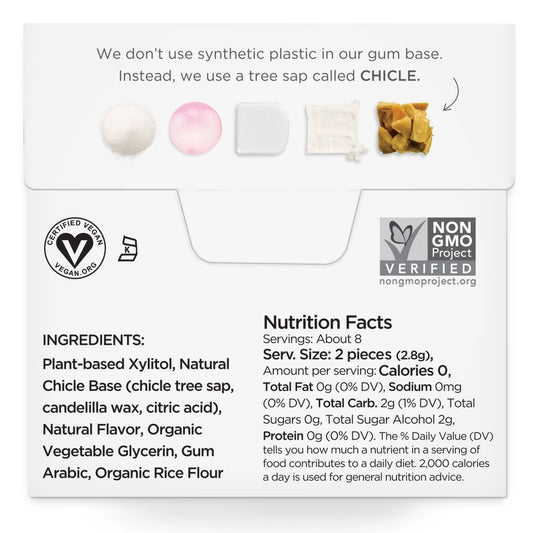 Sugar-Free Bubble Gum Natural Chewing Gum