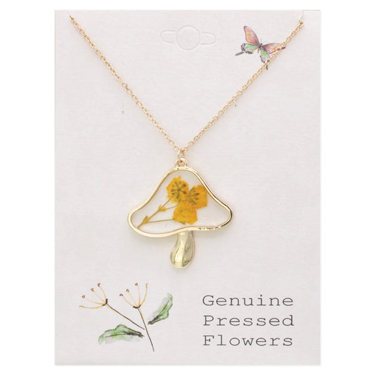 Vintage Toadstool | Dried Flower Necklace