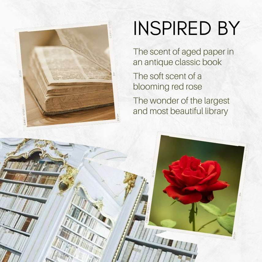 Enchanted Library - 10oz Soy Wax Book Inspired Candle