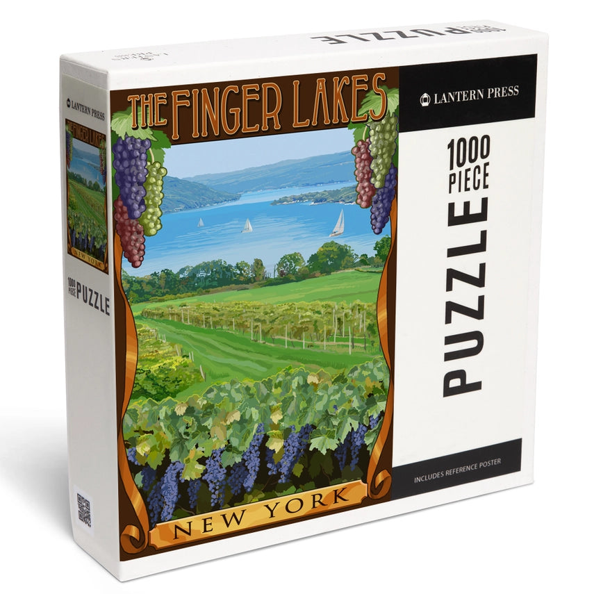 Finger Lakes, NY, Vineyard 1000PC Puzzle