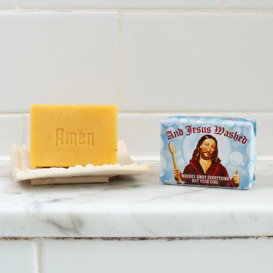 And Jesus Washed Bar Soap