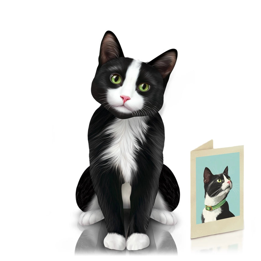 Tuxedo Cat | Pop-Up Greeting Card (NEW ARRIVAL)