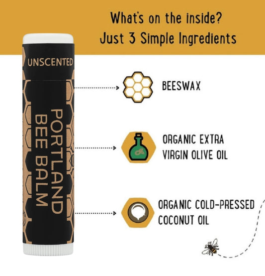 Unscented Beeswax Lip Balm