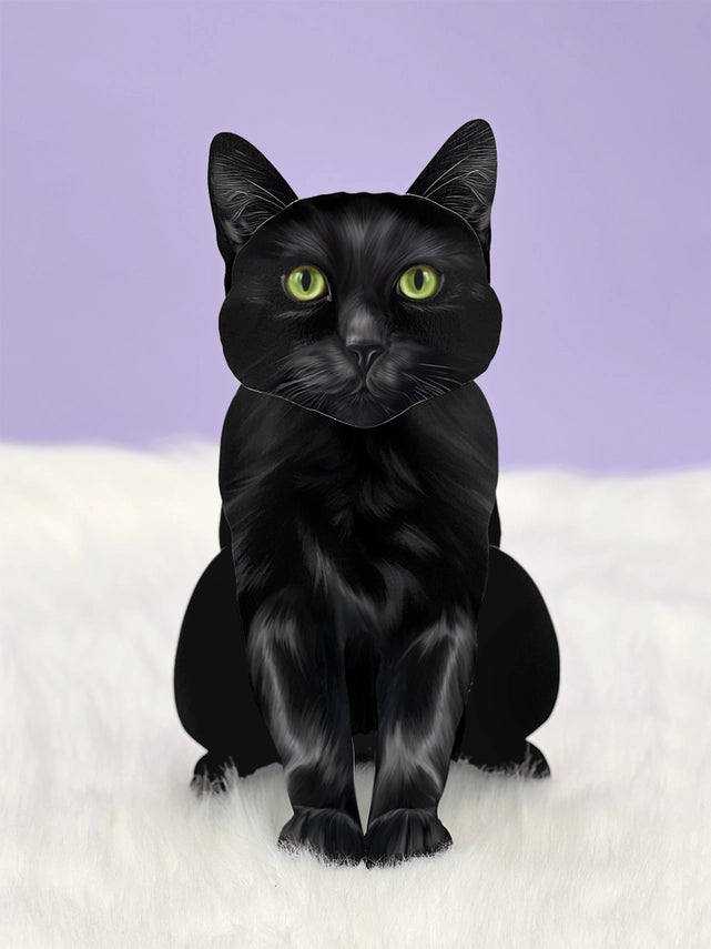 Black Cat | Pop-Up Greeting Card