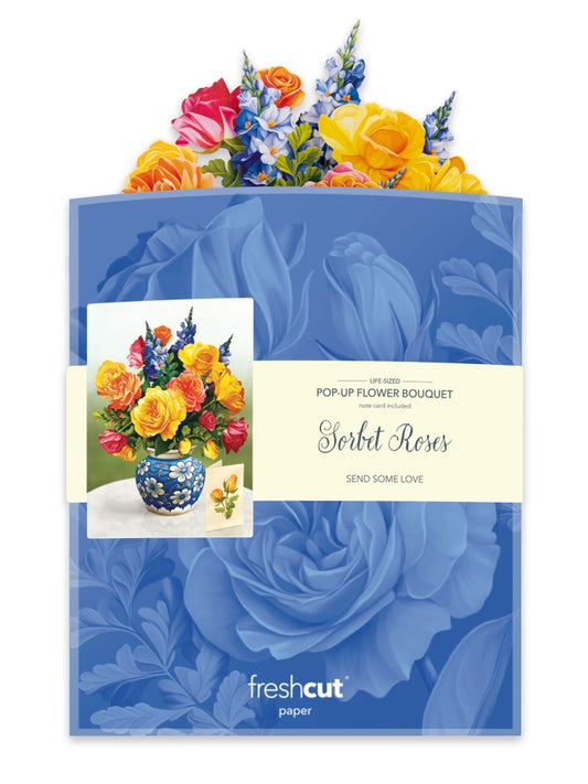 Sorbet Roses | Pop-Up Greeting Card