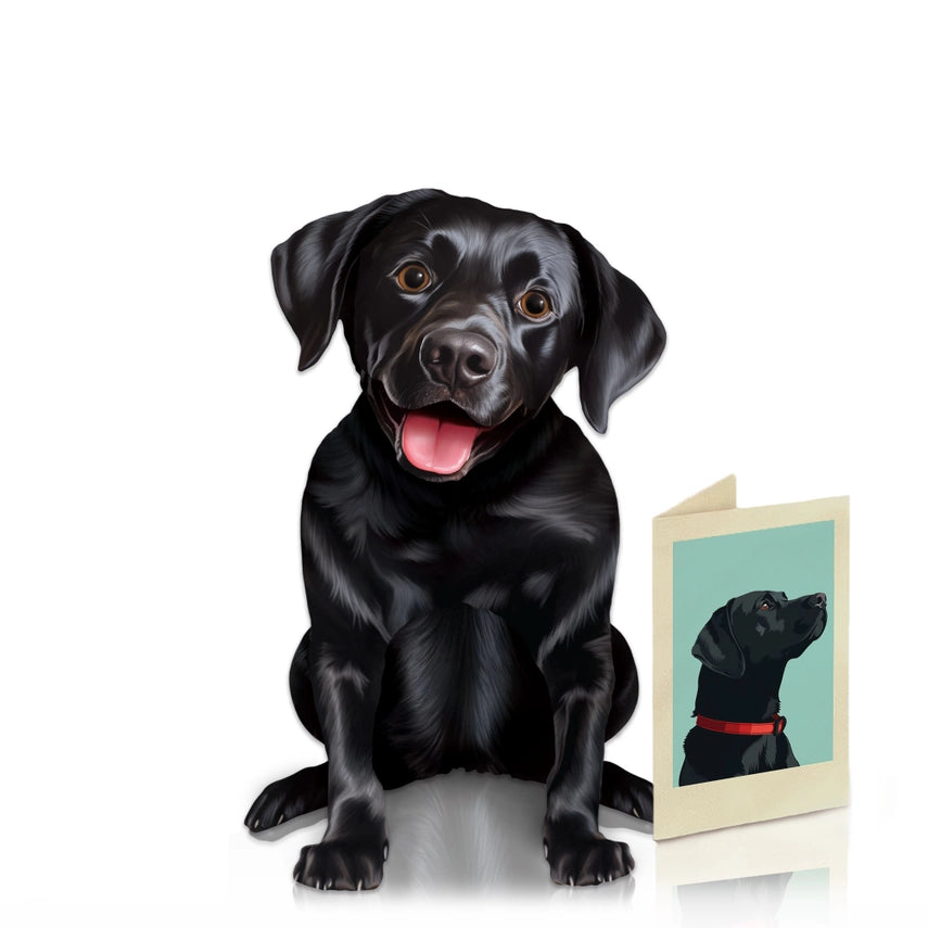 Black Lab | Pop-Up Greeting Card