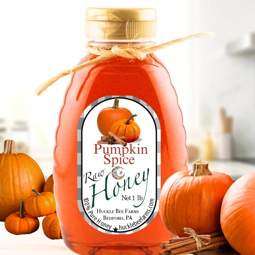 Pumpkin Spice Raw Honey 8oz (NEW ARRIVAL)
