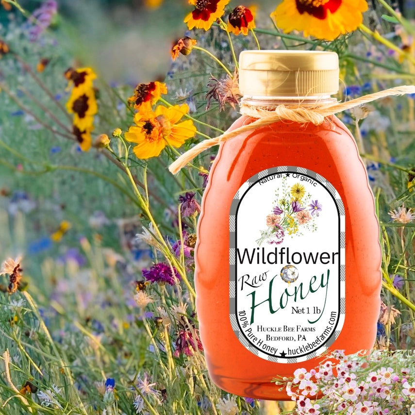 Wildflower Raw Honey 8oz (NEW ARRIVAL)