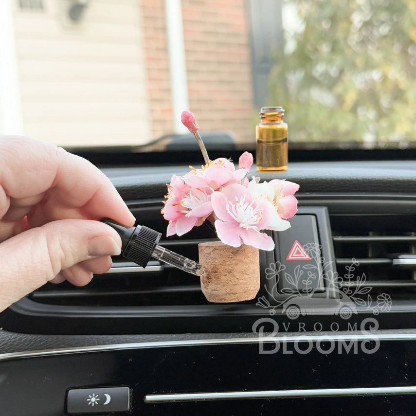 Pink Flowers | Car Diffuser Vent Clip (NEW ARRIVAL)