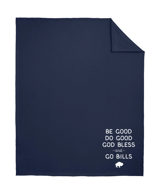 Be Good, Do Good Throw Blanket | Buffalo Bills
