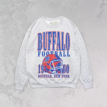 90's Vintage Football Oversized Sweatshirt | Buffalo Bills