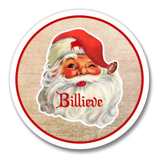 Billieve Santa Ornament 3.5" | Buffalo Bills (NEW ARRIVAL)
