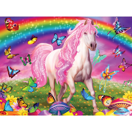 Glow In The Dark Rainbow World 300PC Puzzle