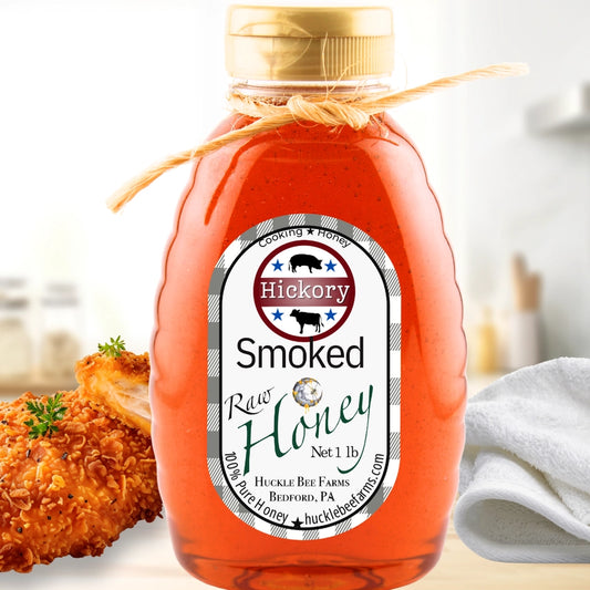 Hickory Smoked Raw Honey 8oz (NEW ARRIVAL)