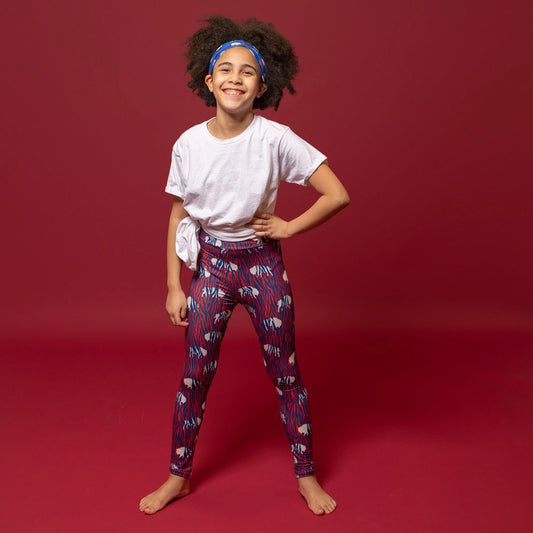 Zebra Youth Leggings | Buffalo Bills
