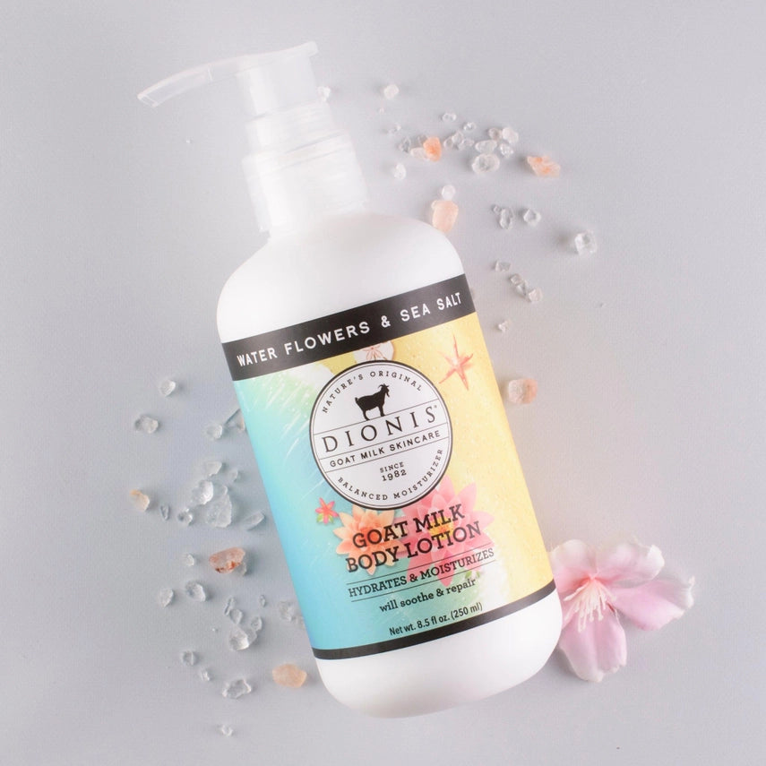 Water Flowers & Sea Salt - Goat Milk Body Lotion 8.5oz