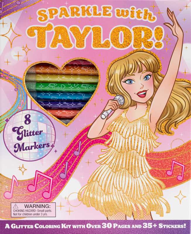 Sparkle With Taylor Glitter Coloring Kit (NEW ARRIVAL)