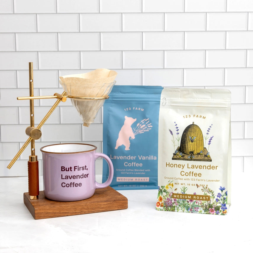 Lavender Vanilla Coffee – Organic Medium Roast 10oz