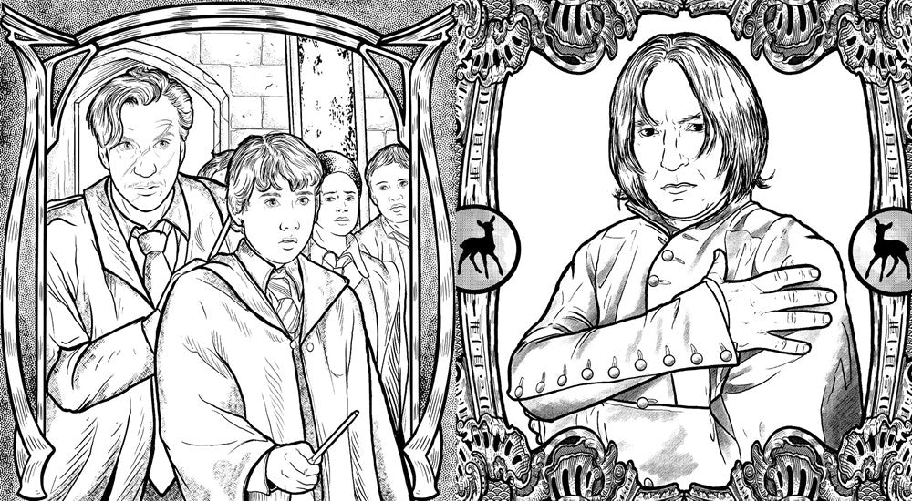 Coloring Wizardry | Harry Potter