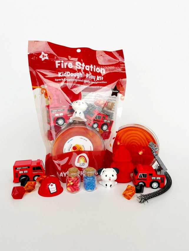 Fire Station KidDough Play Kit | Cherry Mango