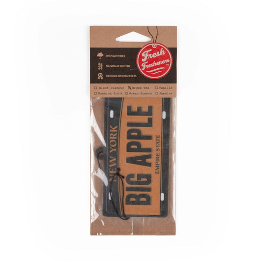 Big Apple NY License Plate Air Freshener