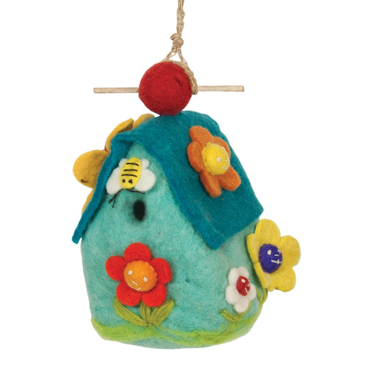 Flower House | Felt Birdhouse