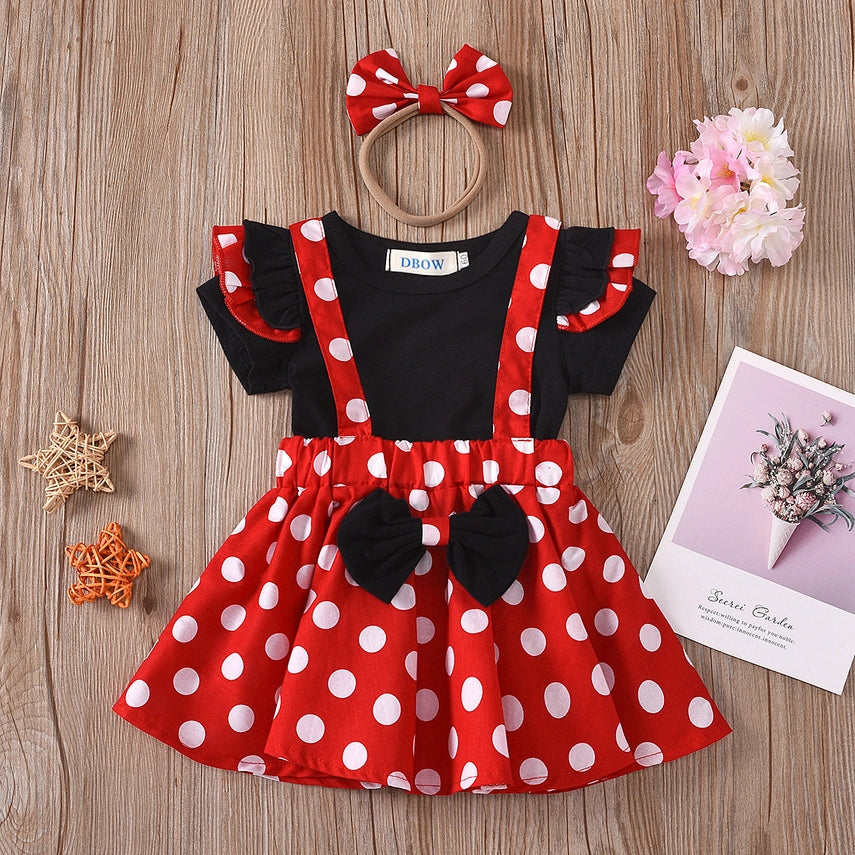 Infant Polka Dot Skirt 2PC Set
