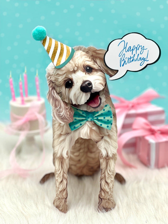 Poodle | Pop-Up Greeting Card (NEW ARRIVAL)
