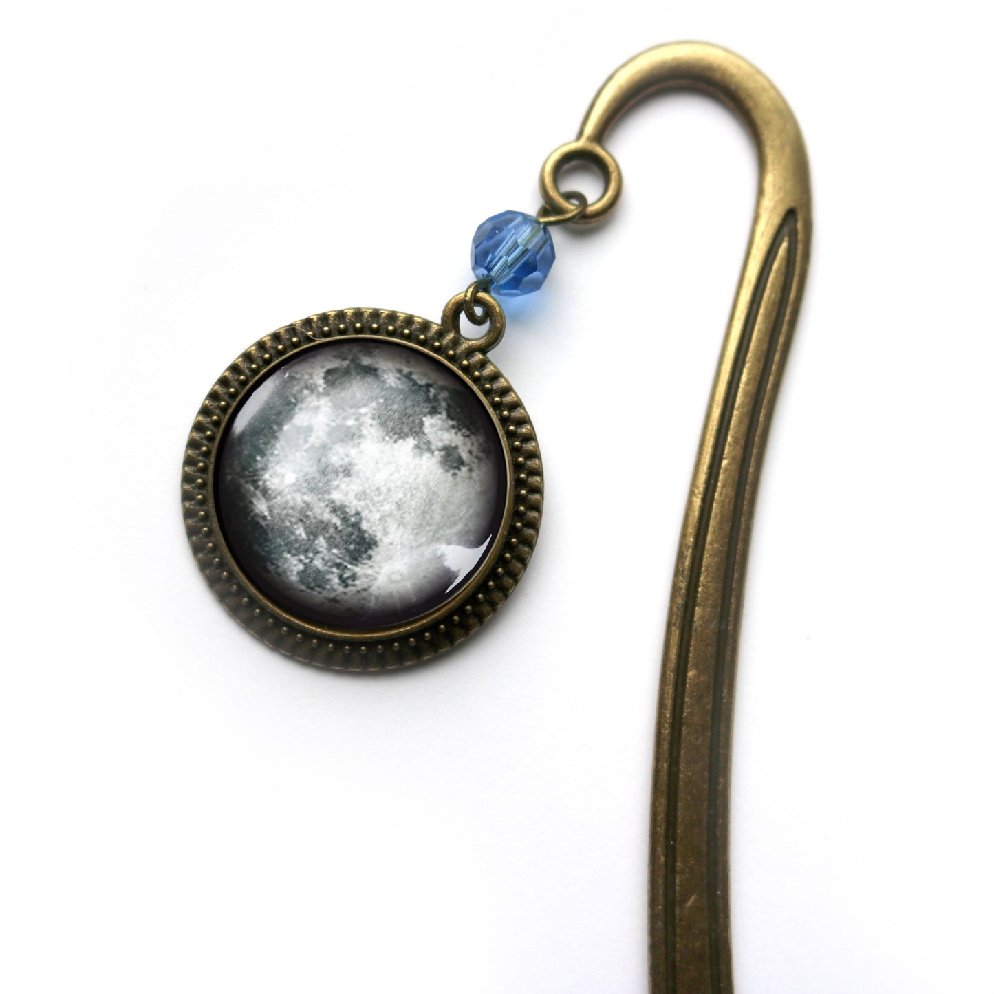 Full Moon | Glass Cabochon Bookmark