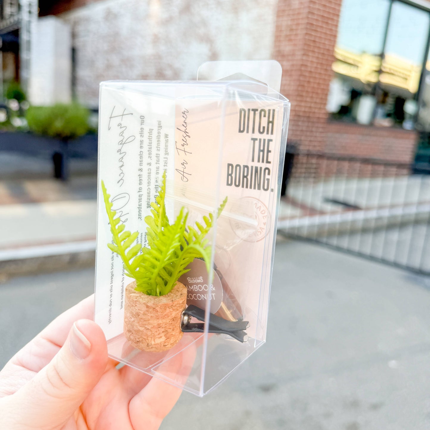 Fern Plant Car Vent Clip Diffuser | Vroom Blooms