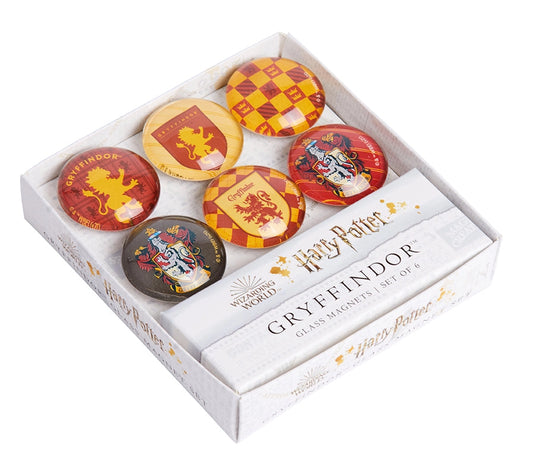 Gryffindor Glass Magnets | Harry Potter