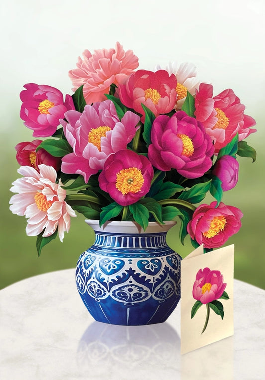 Peony Paradise | Pop-Up Greeting Card