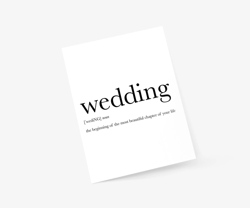 Wedding Beautiful Chapter | Wedding & Anniversary Card