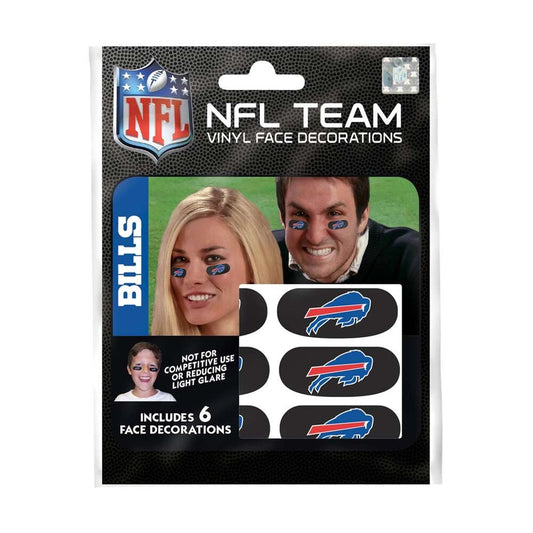 Vinyl Face Decorations | Buffalo Bills