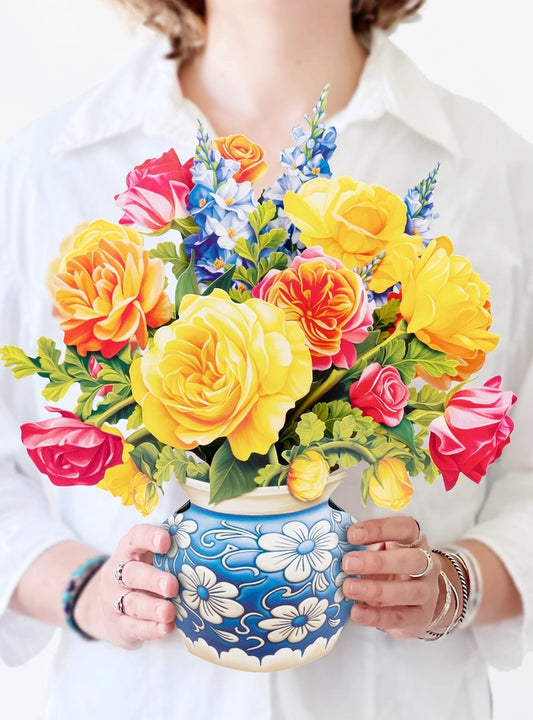Sorbet Roses | Pop-Up Greeting Card