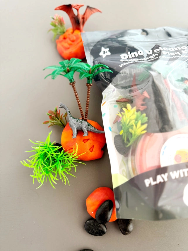 Dino Volcano KidDough Play Kit | Cherry Mango